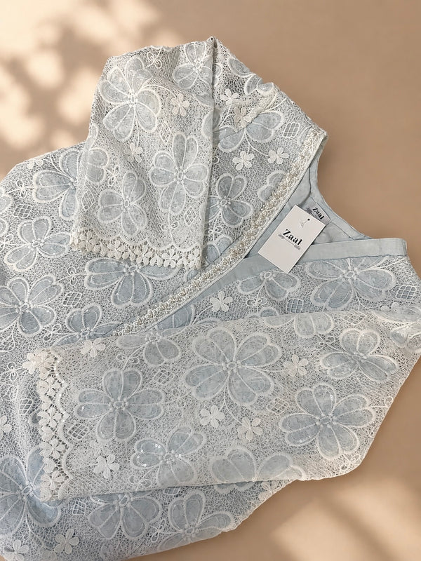 Pastel Net Suit Ice Blue