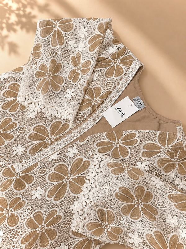 Pastel Net Suit Brown