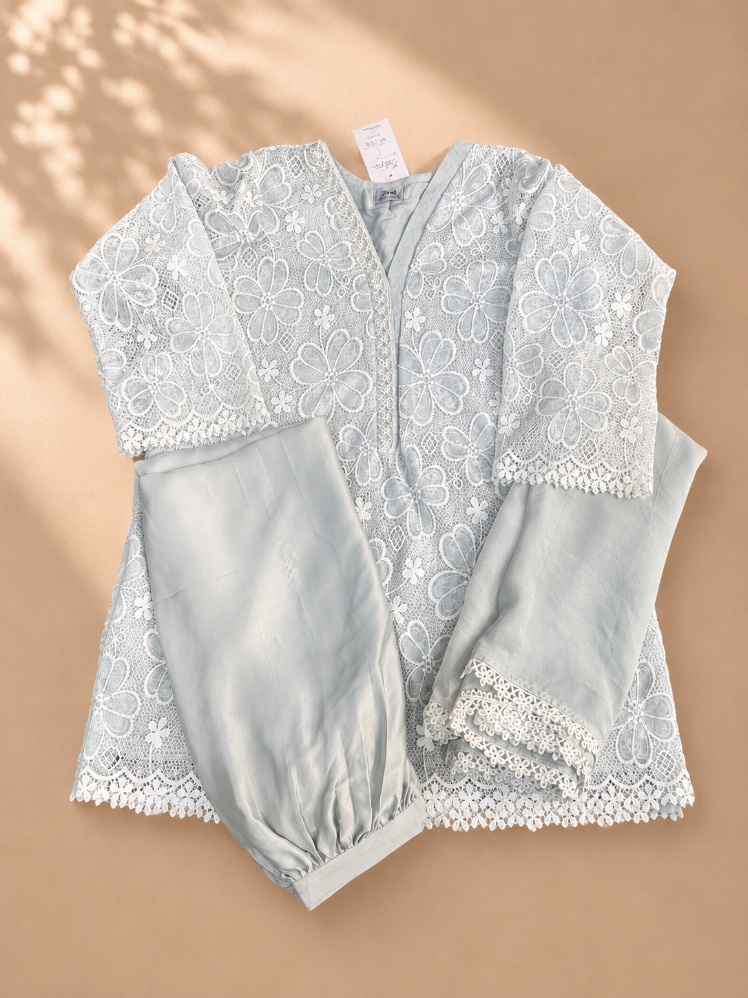 Pastel Net Suit Ice Blue